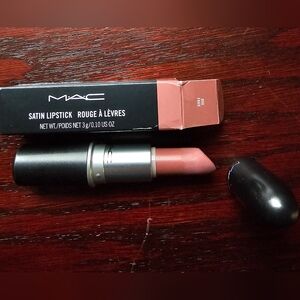 RARE MAC 808 FAUX Satin Lipstick Full Size 3g HTF DISCONTINUED